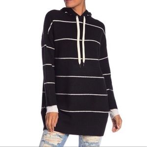 Alice + Olivia Riva Hooded Striped Tunic